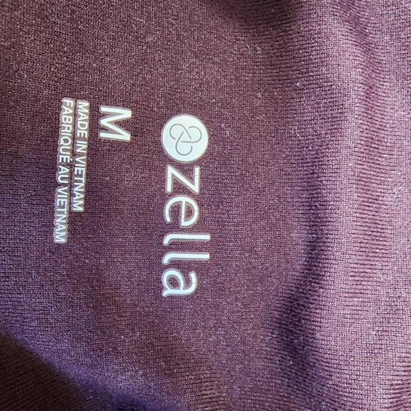 Zella Moto Ribbed High Waist Ankle Crop Leggings Size Medium - Picture 10 of 14